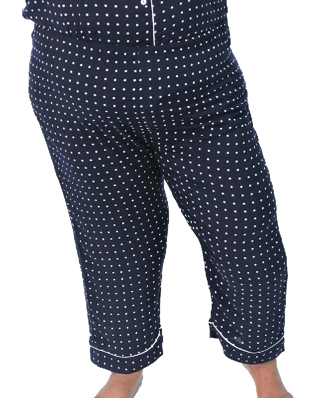 Ladies Polka Dot PJ Capri