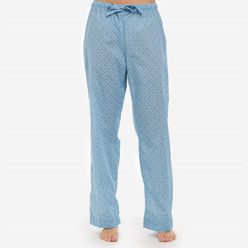 Ledbury Geometric Print Lounge Pant In Blue