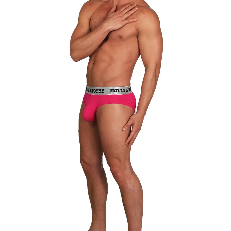 Full Cotton Brief - Colour: Fuchsia