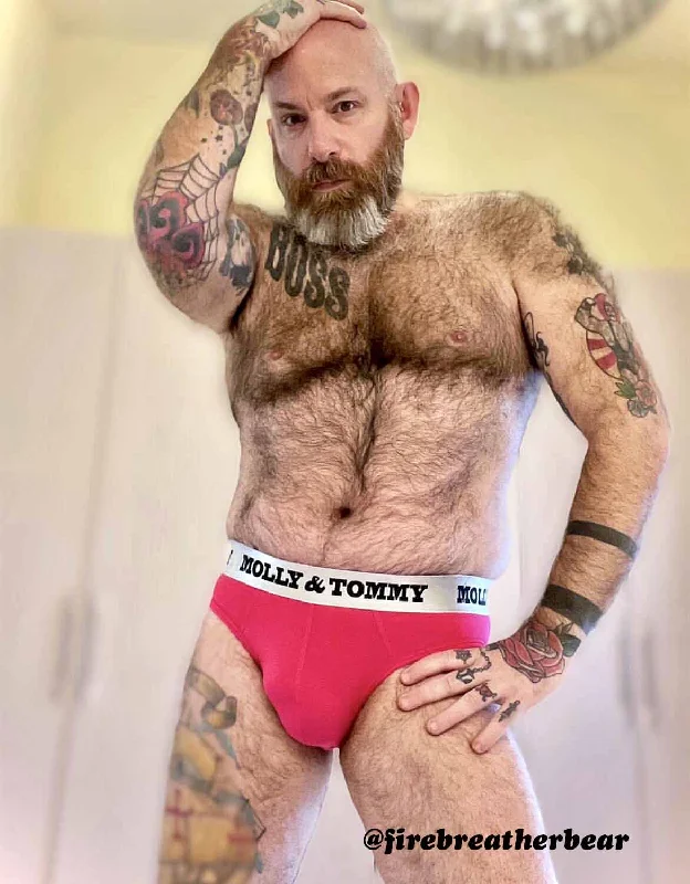 Full Cotton Brief - Colour: Fuchsia