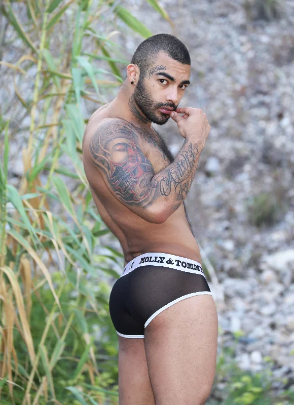 Mesh Brief - Colour: BLACK