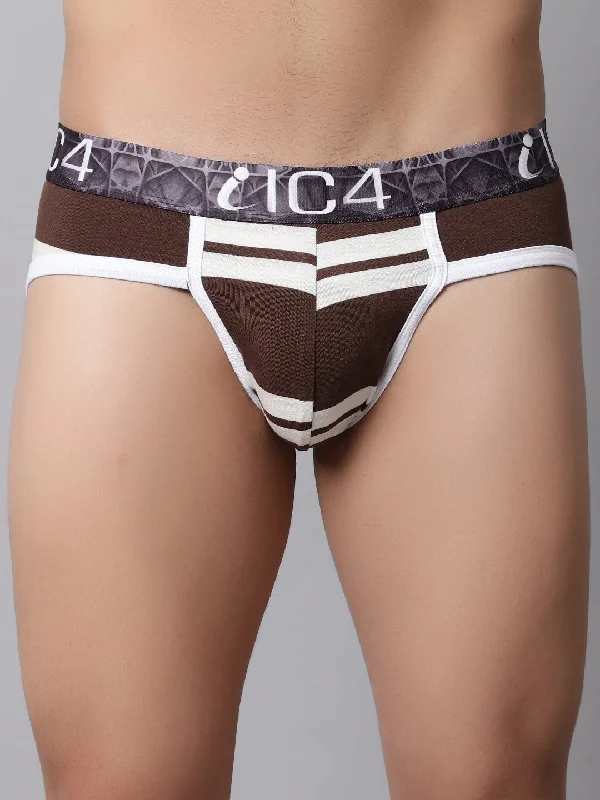 IC4 Men's Modal Elastane stripe brief