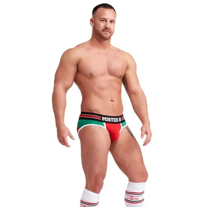 Jock Brief verde y rojo Lisbon  - MisterB