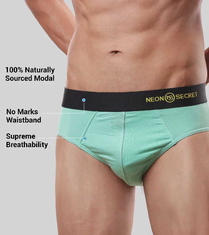 Micro Modal Men's Spear Mint Brief