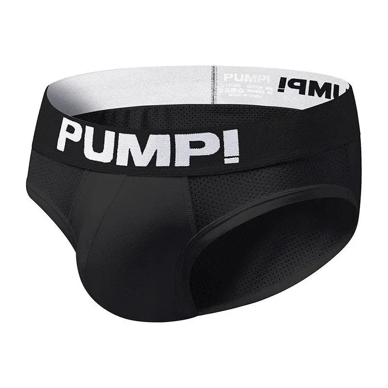 Thin PUMP Men's Sports Briefs - Low-Waisted, Butt-Lifting