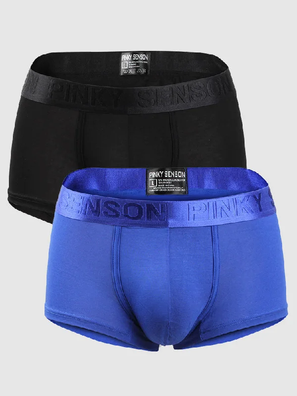 2 Pack Men's U Convex Modal Breathable Trunks