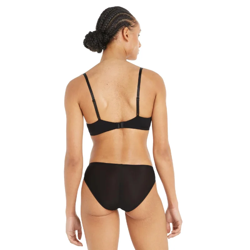 Calvin Klein Sheer Marquisette Bikini - Black