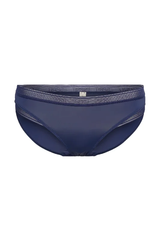 Esprit slip brief met logo - 073EF1T315  - Dark blue