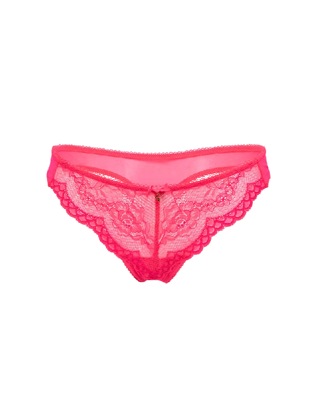 Gossard Superboost Lace Thong - Diva Pink