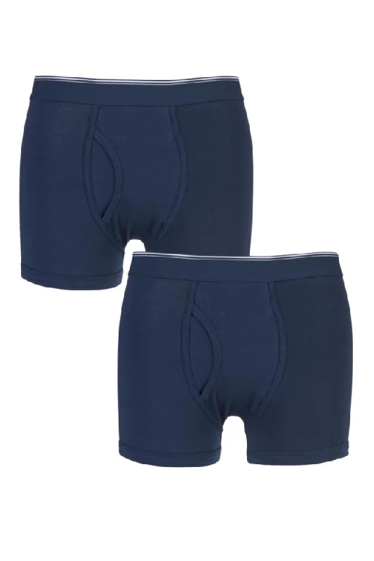 Mens 2 Pack Farah Keyhole Trunks