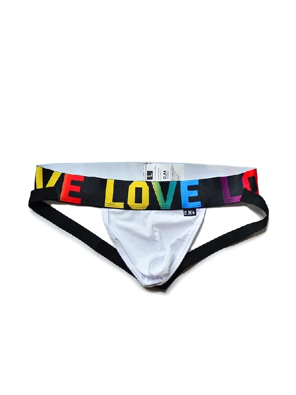 Sexy Rainbow Letter Belt Double Belt Thong