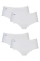 Sloggi Ladies Basic Midi Briefs 4 Pack - White