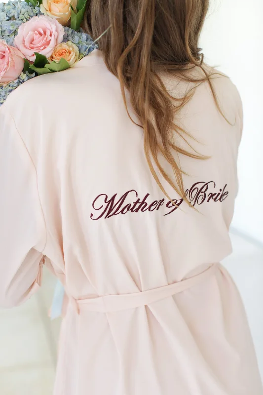 Dulce Lace Robe in Blush