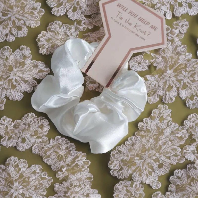 Lux Proposal Hair Scrunchies | Forever and One