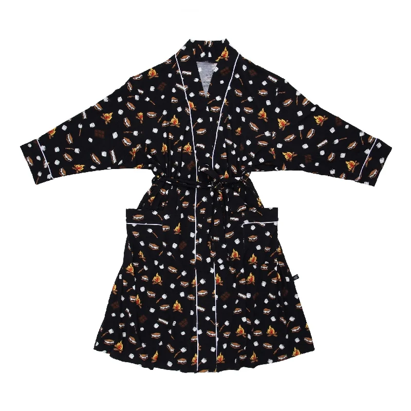 Midnight S'mores Women's Bamboo Robe