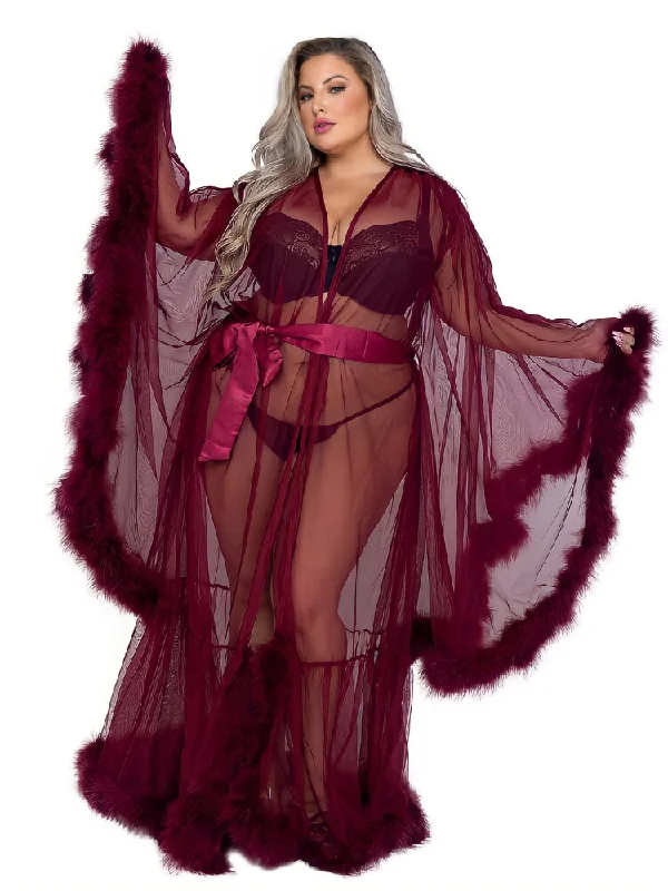 Plus Size Hollywood Glam Luxury Robe