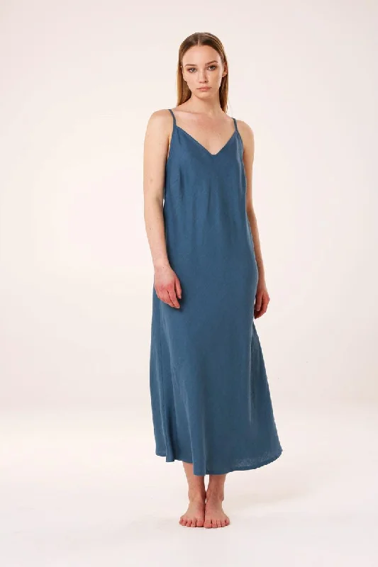 Pure cotton Elegant Midi Lenght Nightdress Sleepdress