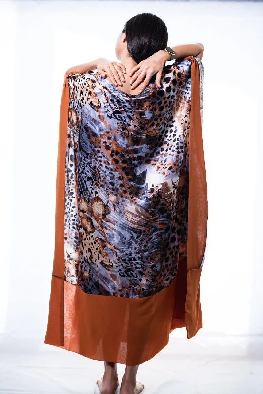 Silk Kim Kaftan Dress