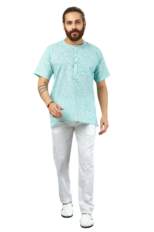 Ajay Arvindbhai Khatri Men's Pure Cotton round neck pehran Firoji