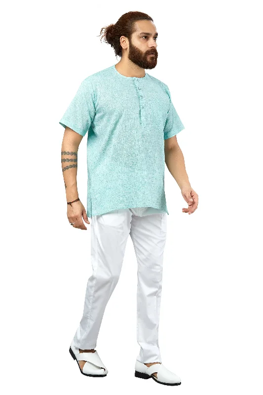 Ajay Arvindbhai Khatri Men's Pure Cotton round neck pehran Firoji