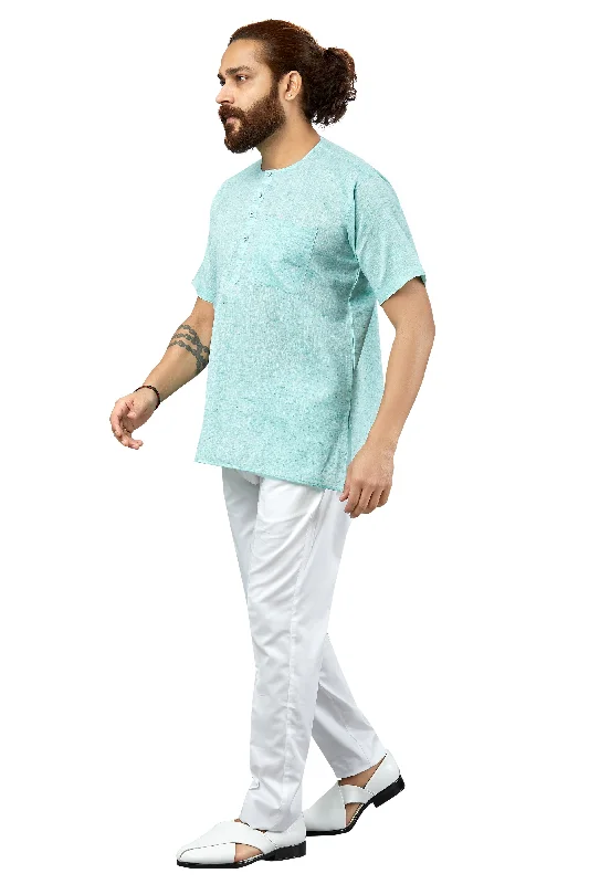 Ajay Arvindbhai Khatri Men's Pure Cotton round neck pehran Firoji