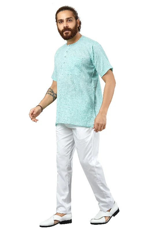 Ajay Arvindbhai Khatri Men's Pure Cotton round neck pehran Firoji