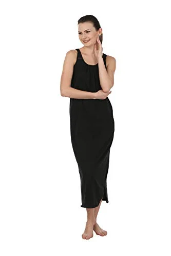 BLAZON Women's Cotton Solid Midi Slip Premium Dreams Nighty (Available Sizes: S, M, L, XL, 2XL, 3XL, 4XL, 5XL) - 2XL