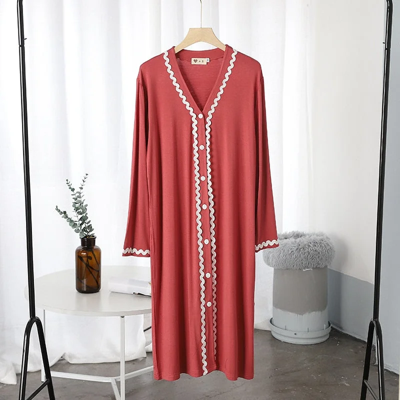 Comfy, Loose Cotton Nightgown