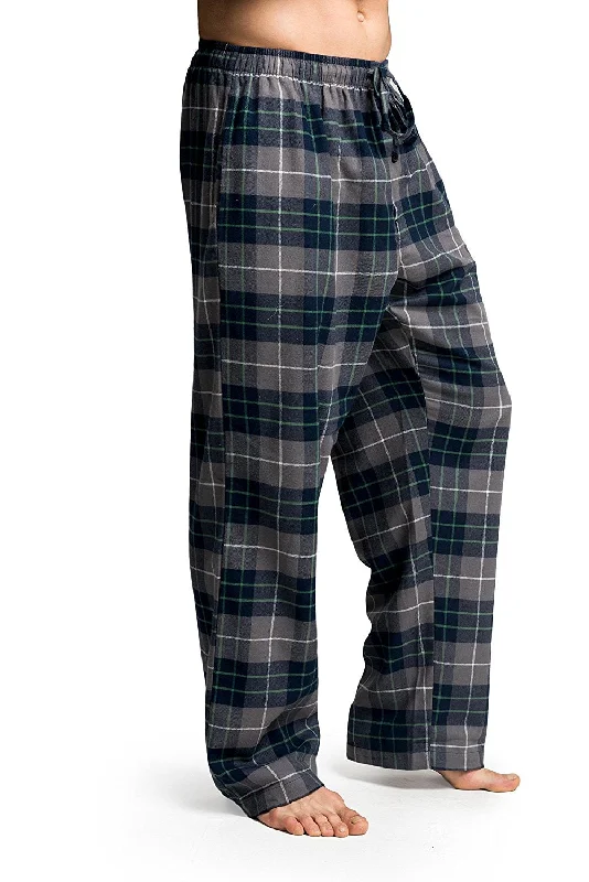 CYZ Men's 100% Cotton Super Soft Flannel Plaid Pajama Pants