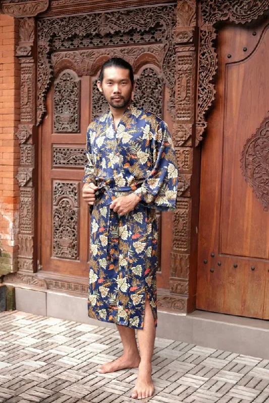 Dark Blue Kimono Male