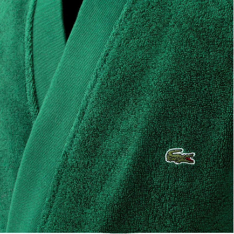 LACOSTE Herren Bademantel Defile, green