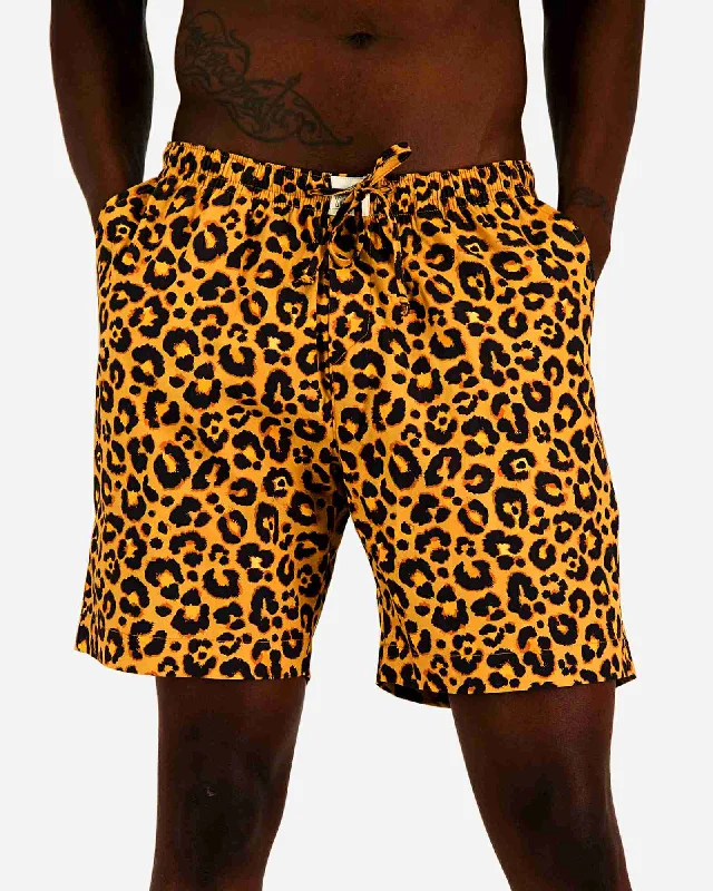 Leopard Print Shorts - Leopard Skin