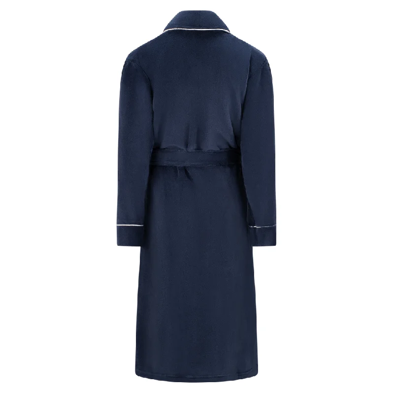 Men’s Navy Classic Robe - No Personalisation