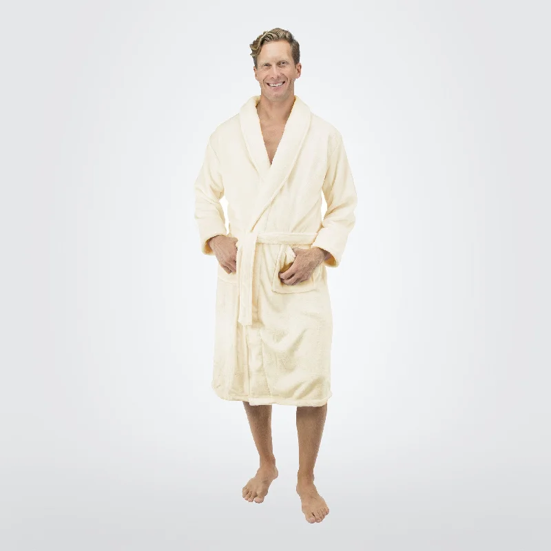 Men's Tahoe Shawl Collar Microfleece Bathrobe