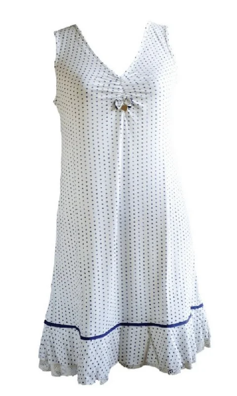 Pepita Jersey Star Print Vest Style Nightdress