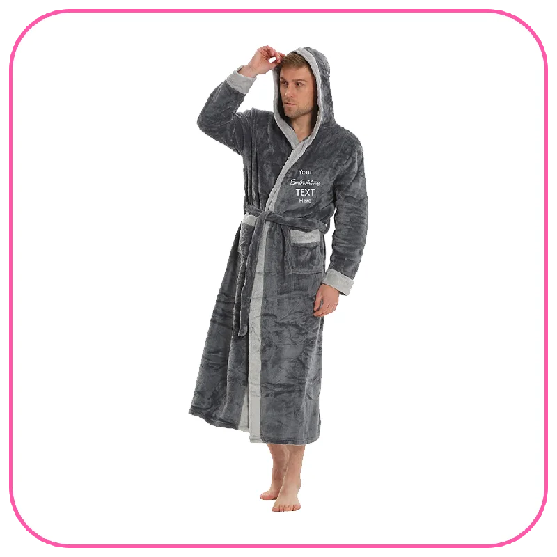 Luxurious Premium Personalized Hooded robe for Men and Women