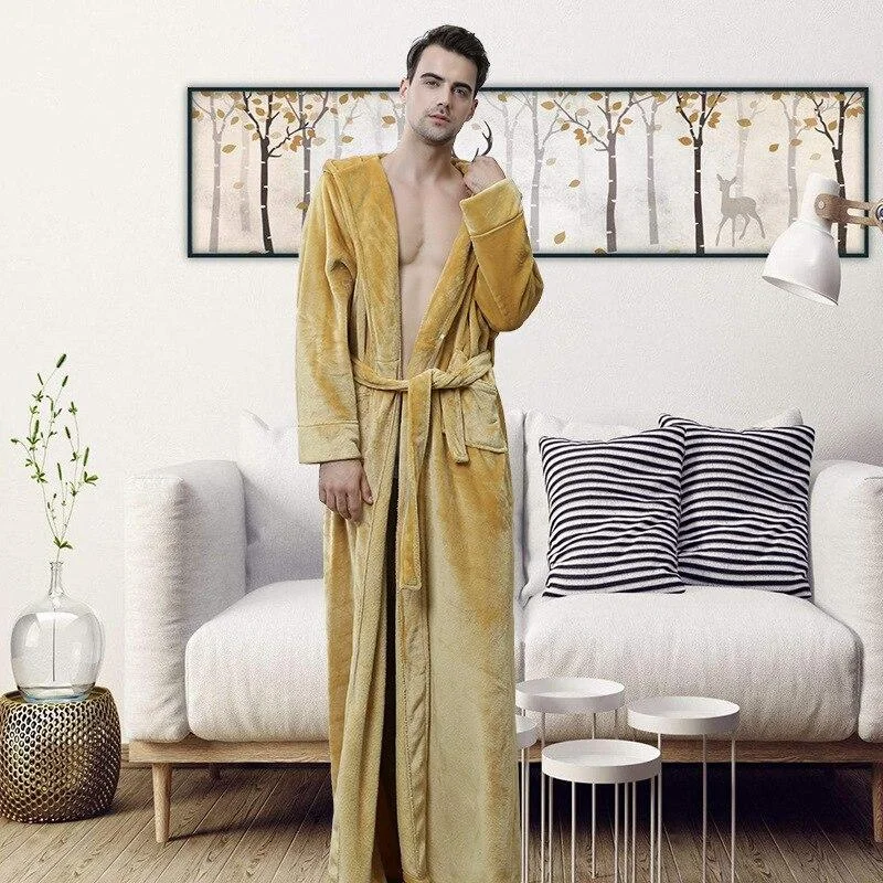 Robe de Chambre Homme<br> Jaune