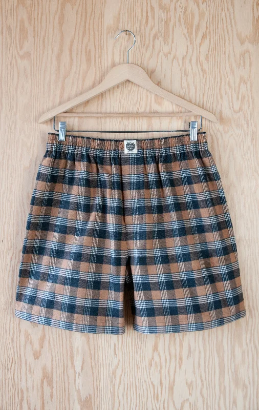 Sleep Shorts - Pancake Bay Plaid Flannel