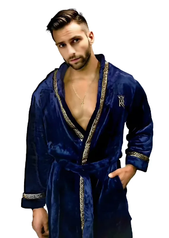 Blue and Gold Royalty Robe