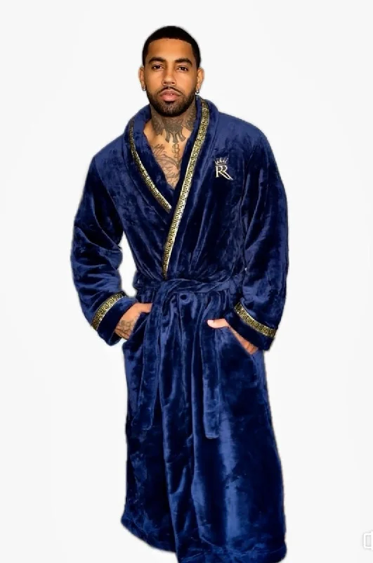 Blue and Gold Royalty Robe