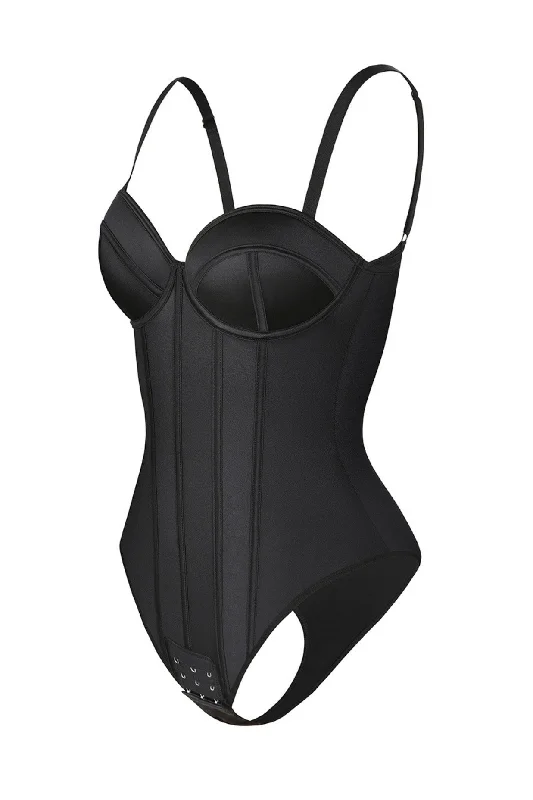 Tease Shaping Bodysuit - Black